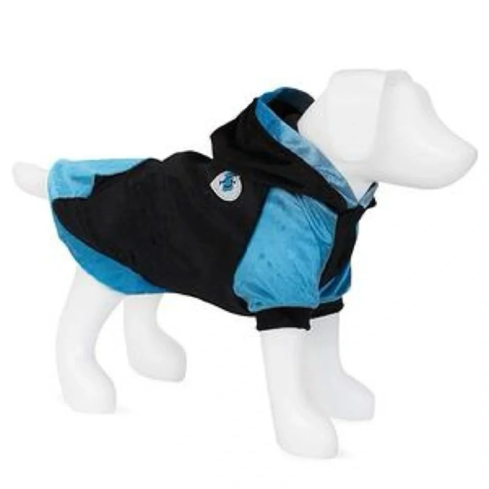 Vanderpump Pets FR for VP Pets Fleece Hoodie (Blue/Black) Dog Clothing